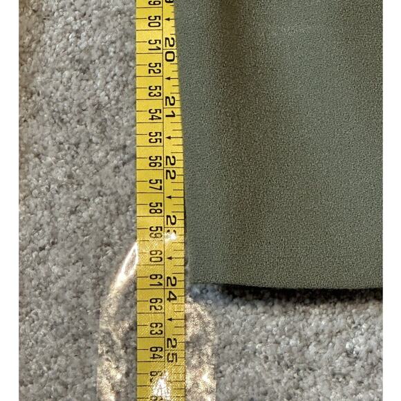 Rare 100% Wool Women Vintage Saville Suit Hunter Green Jacket Skirt Set Size 12 - Picture 8 of 14